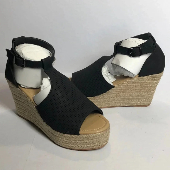 PIERRE DUMAS Uptown-2 Espadrille Wedge Shoes - Picture 2 of 6